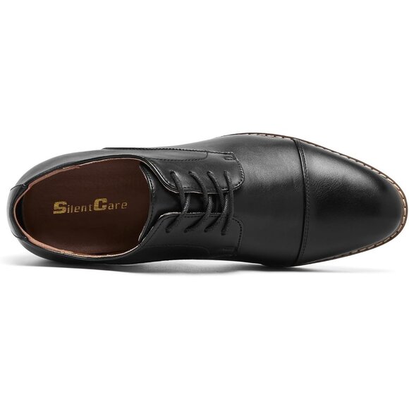 Men\'s Black 1 Oxford Formal Dress Business Comfortable Classic Lace Up Shoes main image 5